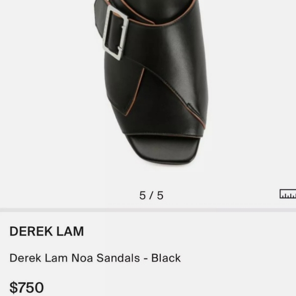 Derek Lam Noa New York Red Fabric Sandals EU 36 - Picture 2 of 10